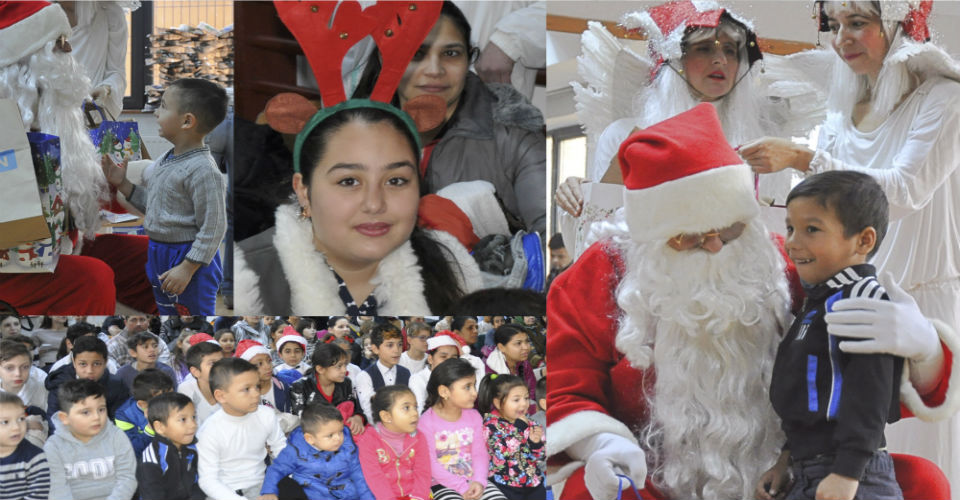 Noël : une belle fête pour les 100 enfants de Valentina Romania !